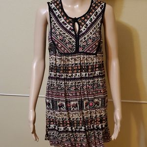 Elephant Print Tunic Dress